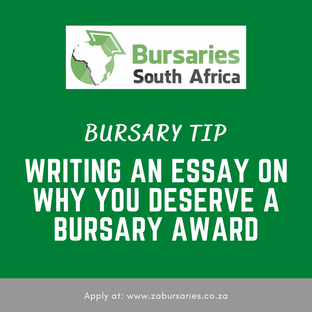 motivational essay for bursary example